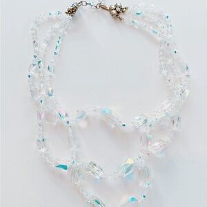 Beautiful Mid-Century Austrian Crystal Beaded Necklace